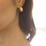 14K Agatha Hoops