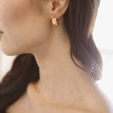 14K Agatha Hoops
