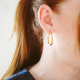 14K Sadie Hoops
