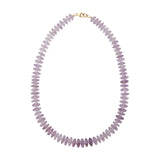 Amethyst And 14K Gold Necklace