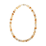 Citrine And 14K Gold Necklace