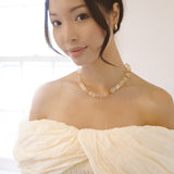 Citrine And 14K Gold Necklace