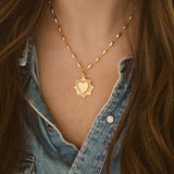 Heart On Fire Necklace