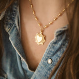 Heart On Fire Necklace