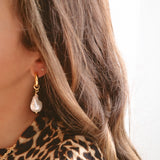Favorite Pearl Hoops