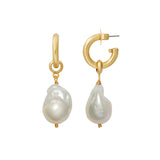 Favorite Pearl Hoops