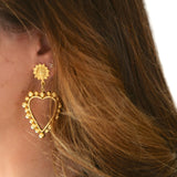 Heart Of Gold Earrings