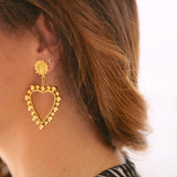 Heart Of Gold Earrings