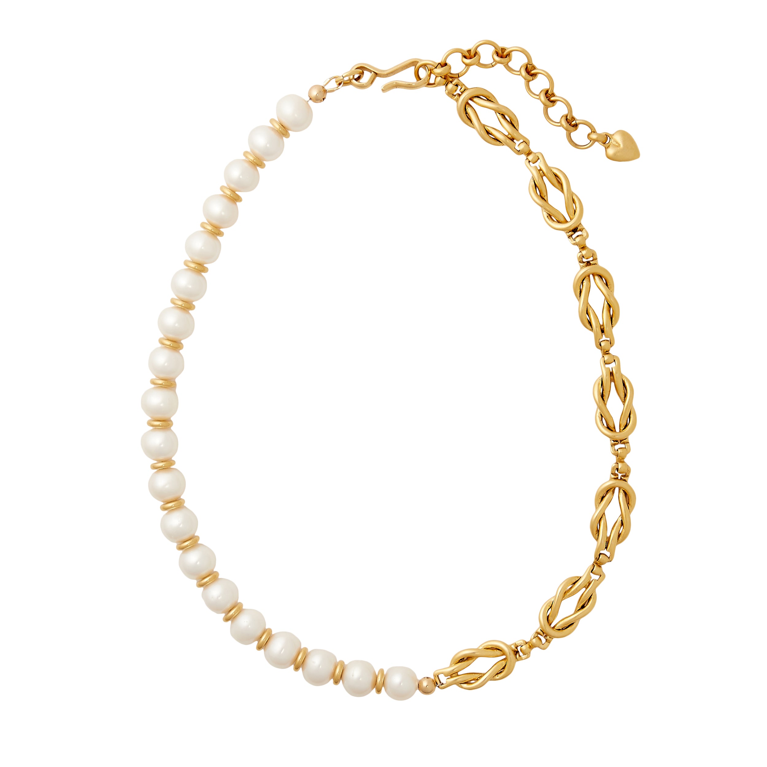 Goldtone and Pearl-Effect Chain Choker Necklaces - 3 Pack - Spencer's
