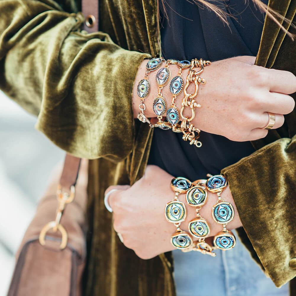 Watchful Eye Bubble Bracelets