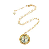 Zodiac Intaglio Virgo Necklace