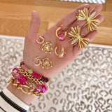 Earrings In Hand Editorial Image