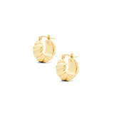 14K Agatha Hoops