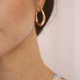 14K Lolita Hoops