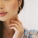 14K Lolita Hoops