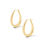 14K Sadie Hoops