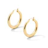 14K Selena Hoops