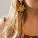 Beach Rose Earrings