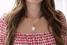 Load image into Gallery viewer, Disco Heart Necklace