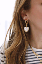 Load image into Gallery viewer, Disco Heart Hoops