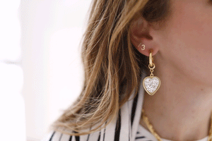 Disco Heart Hoops