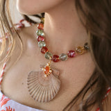 Electric Bloom Necklace