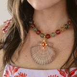 Electric Bloom Necklace