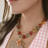 Electric Bloom Necklace