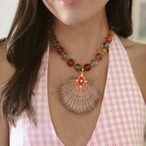 Electric Bloom Necklace