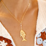 Flounder Necklace