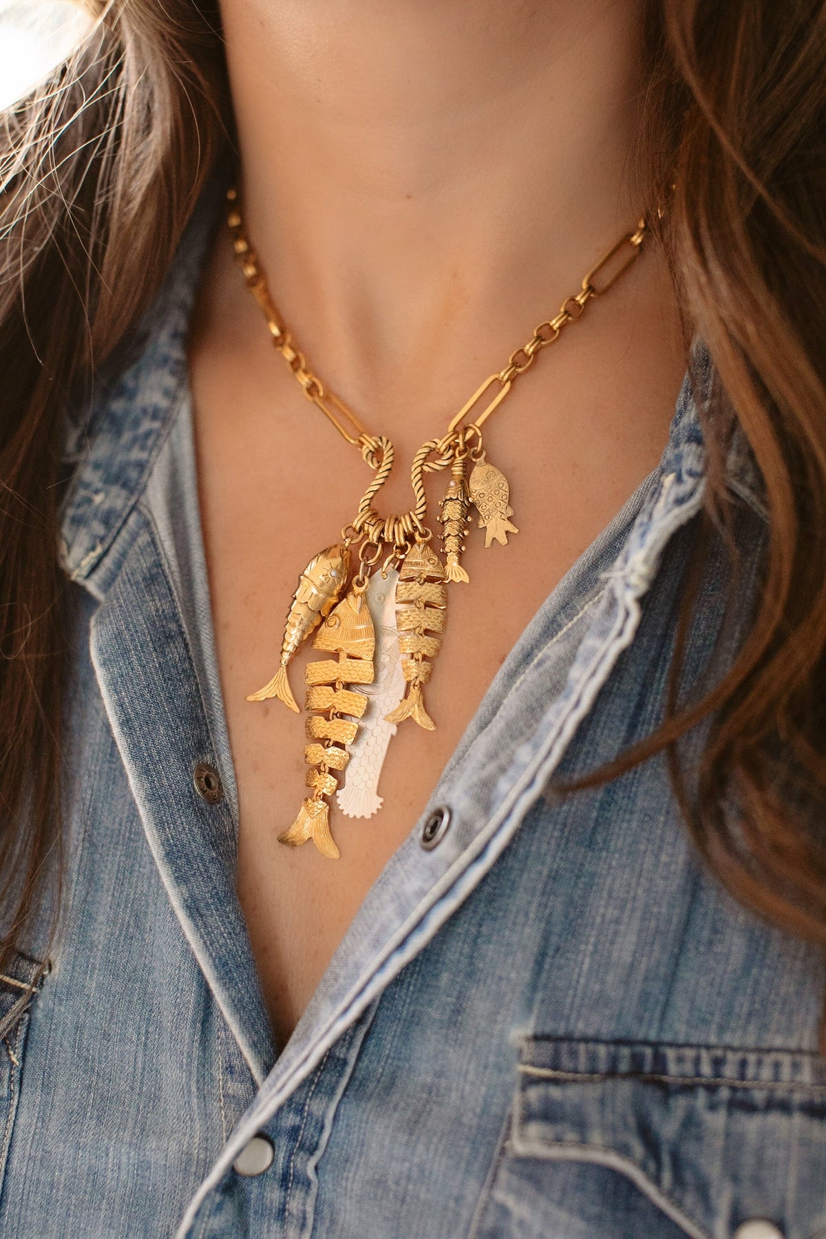 Go Fish Necklace – Brinker + Eliza