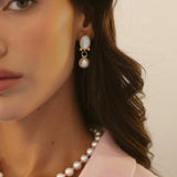 Moon Drop Earrings