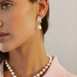 Moon Drop Earrings