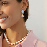 Moon Drop Earrings