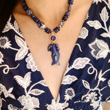 Navy Necklace