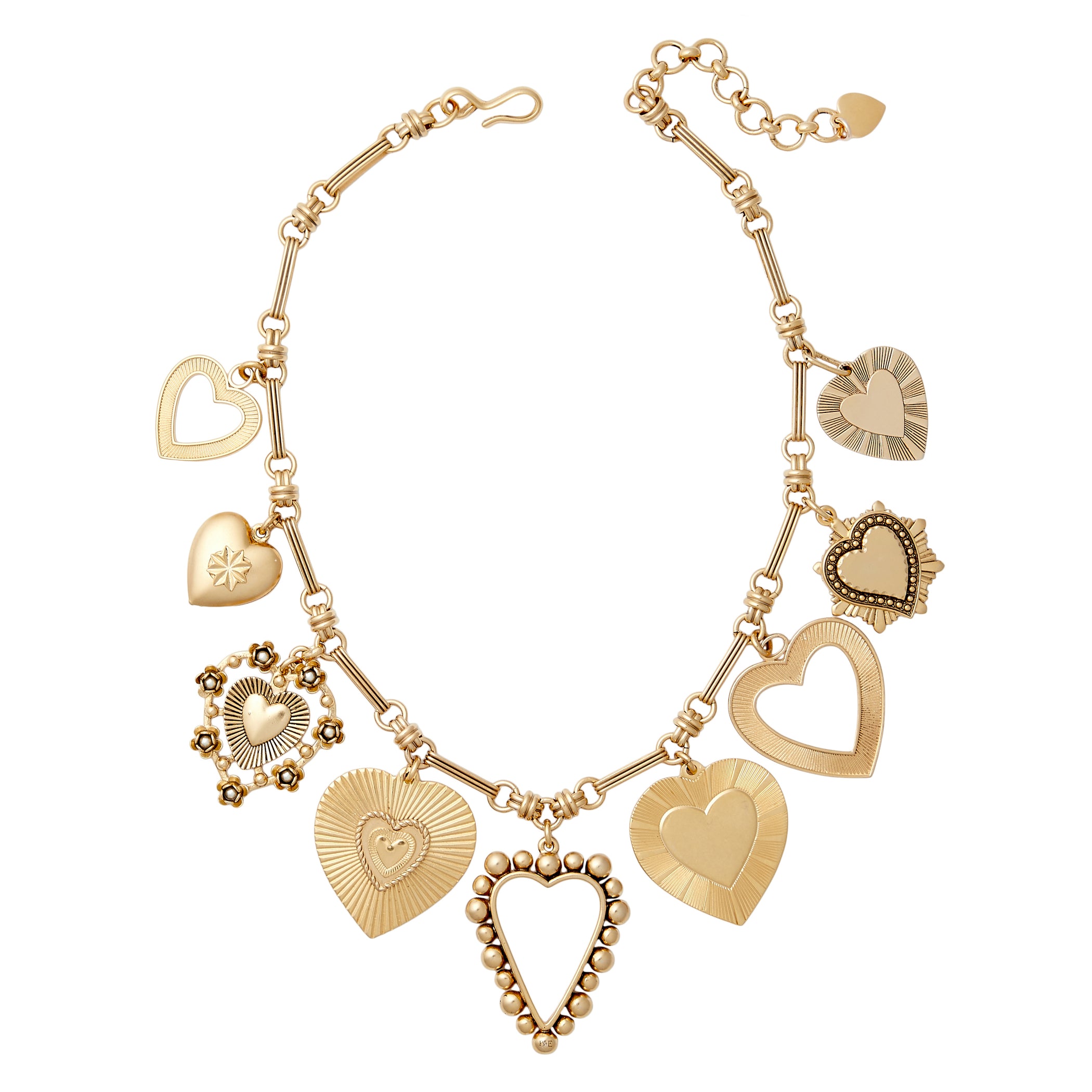Brinker+Eliza Gold Heart Necklace main image 0