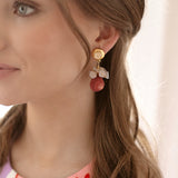 Strawberry Sunset Earrings