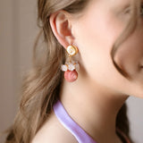 Strawberry Sunset Earrings