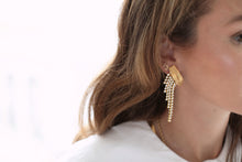 Load image into Gallery viewer, Crystal Fringe Earrings