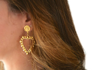 Brinker and eliza heart earrings Clearance
