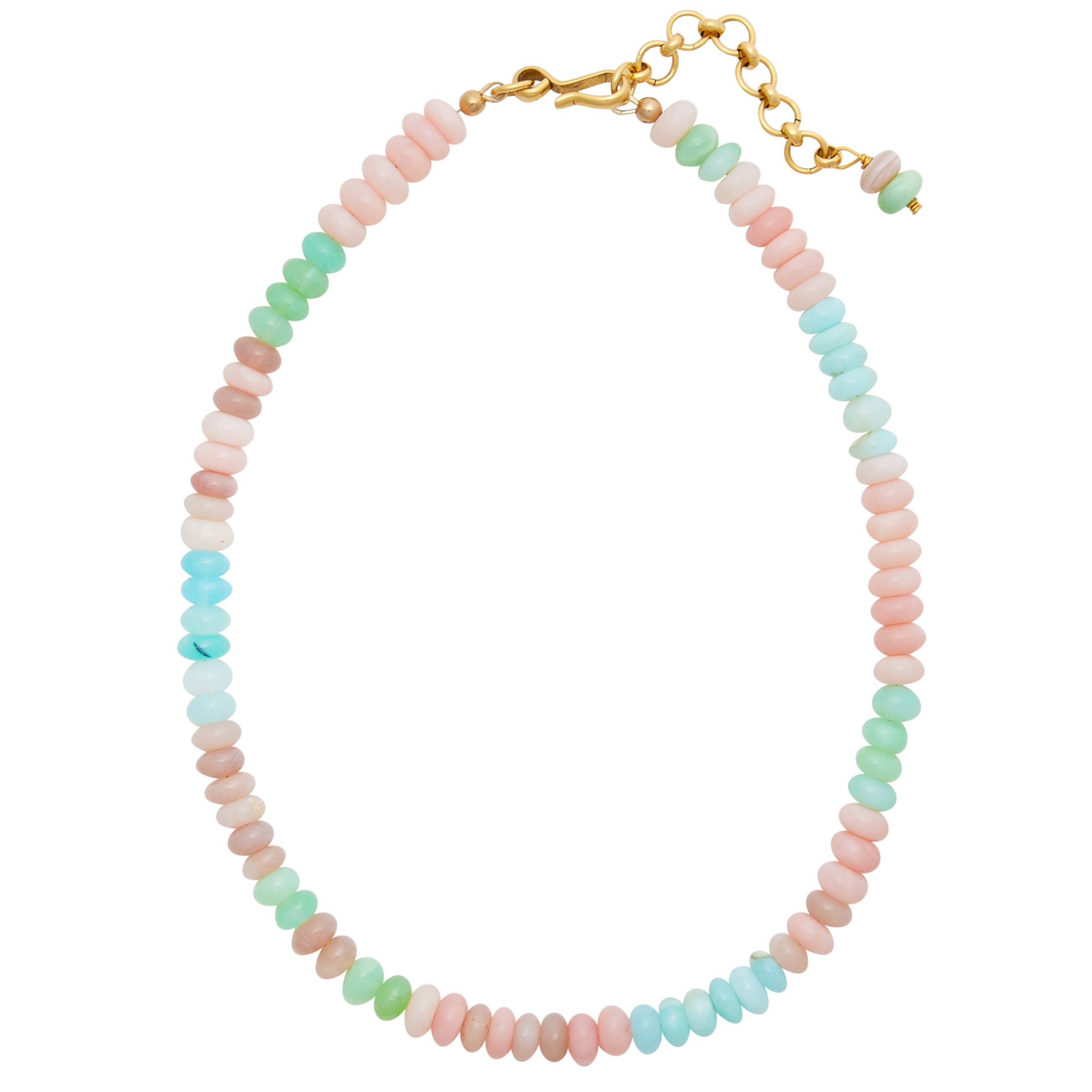 Jane Strawberry Gold Ball Beaded Children's Necklace in Fuchsia – Eliza B's