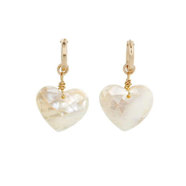 アクセサリー Petit Heart Earring Small Heart Drop Earrings – Annika Inez