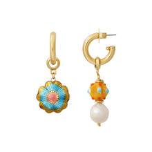 Load image into Gallery viewer, Beach Ball Stick Earring Charm