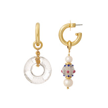 Load image into Gallery viewer, Beach Ball Stick Earring Charm