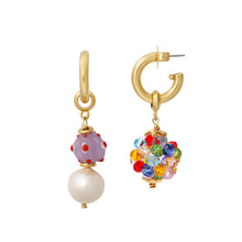 Load image into Gallery viewer, Beach Ball Stick Earring Charm