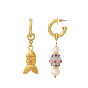 Beach Ball Stick Earring Charm