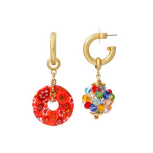 Load image into Gallery viewer, Chained Donut Earring Charm