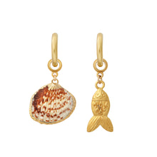 Load image into Gallery viewer, Gold Fish Earring Charm
