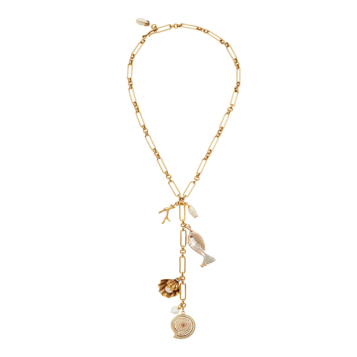 Shell Beach Y-Necklace – Brinker + Eliza