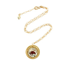 Load image into Gallery viewer, Zodiac Intaglio Taurus Necklace